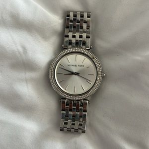 Michael Kors Women's Darci Silver Stainless Steel Bracelet Watch MK-3190